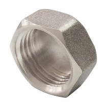Заглушка латунь никель Ду 15 (1/2") ВР Valfex VF.590.N.012, DN 15, 1/2 дюйма