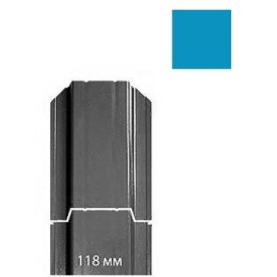 Штакетник 0,4х118 ПЭ RAL 5005 (прямой)