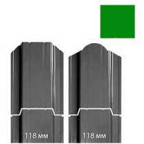 Штакетник 0,4х118 ПЭ RAL 6002