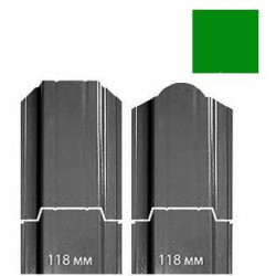 Штакетник 0,4х118 ПЭ RAL 6002