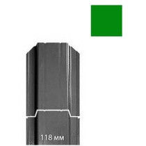 Штакетник 0,5х118 ПЭ RAL 6005 (прямой) (двусторонний)