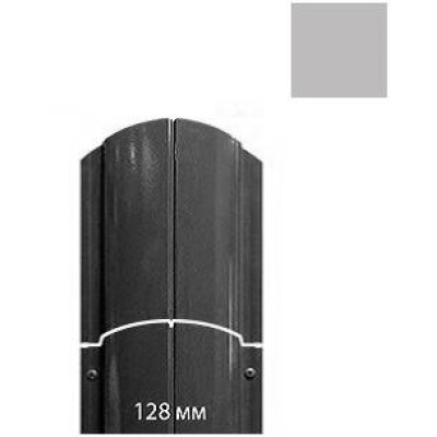 Штакетник 0,5х128 ПЭ RAL 7004