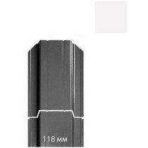 Штакетник 0,5х118 ПЭ RAL 9003 (прямой)