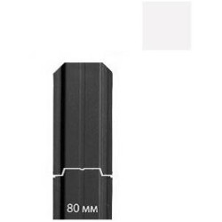 Штакетник 0,5х80 ПЭ RAL 9003 (прямой)