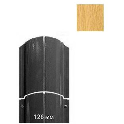 Штакетник 0,45х128 SteelArt золотой орех